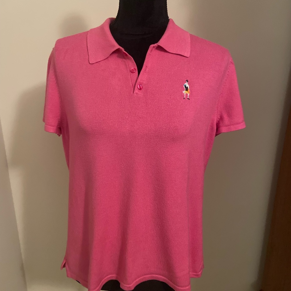 Requirements knit polo shirt